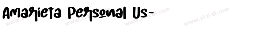 Amarieta Personal Us字体转换 Amarieta Personal Us字体转换